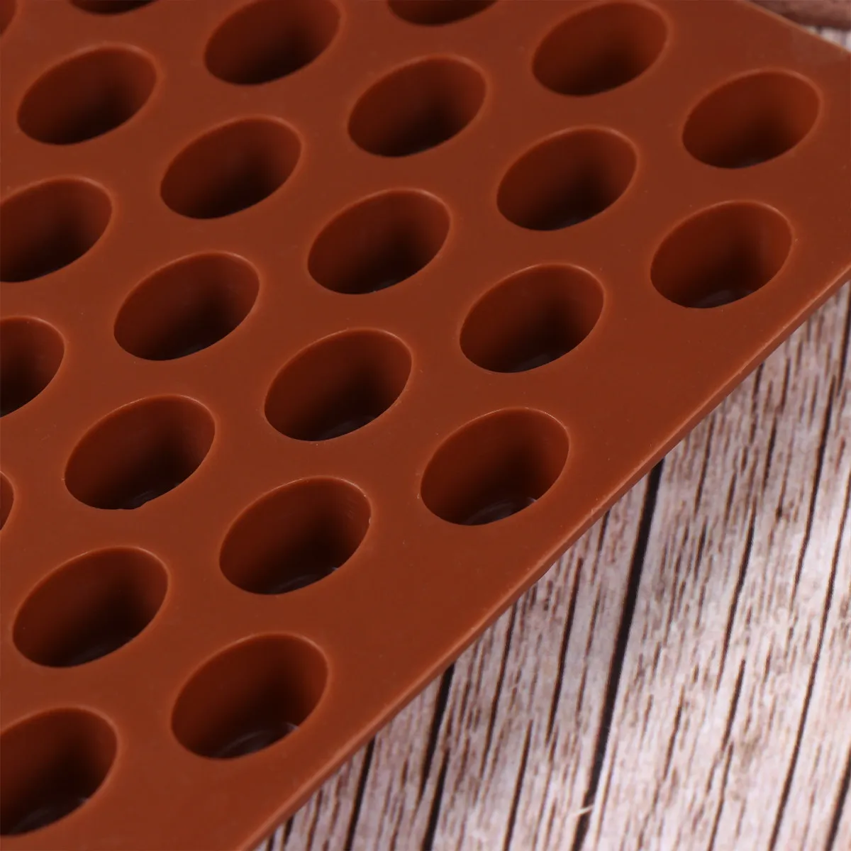 2Pcs Coffee Bean Shaped Silicone Baking Mold Creative Multi Purpose Tool for Chocolate Fondant Candy Cake DIY Dessert Making Kit