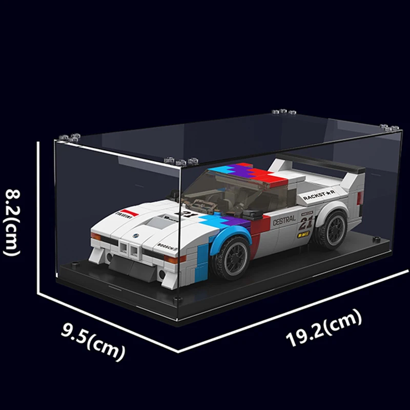 モールドキング-子供用ディスプレイボックス付きスポーツカービルディングブロック、スピードカーレンガ、組み立ておもちゃ、クリスマスギフト、moc 27062、moc