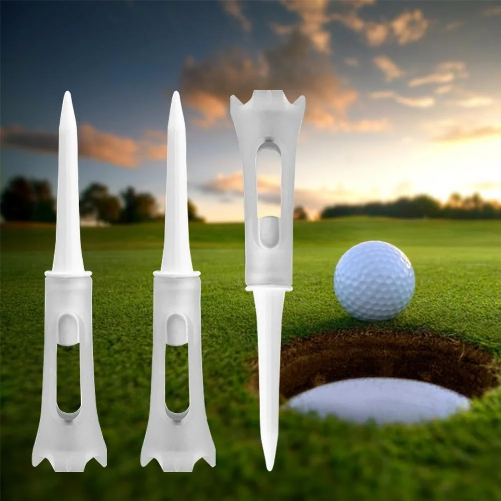 Golf Tools Golf Training Tool 83MM Quality Plastic Golf Tees Rubber Cushion Golf Accessories Golf Double-layer Studs