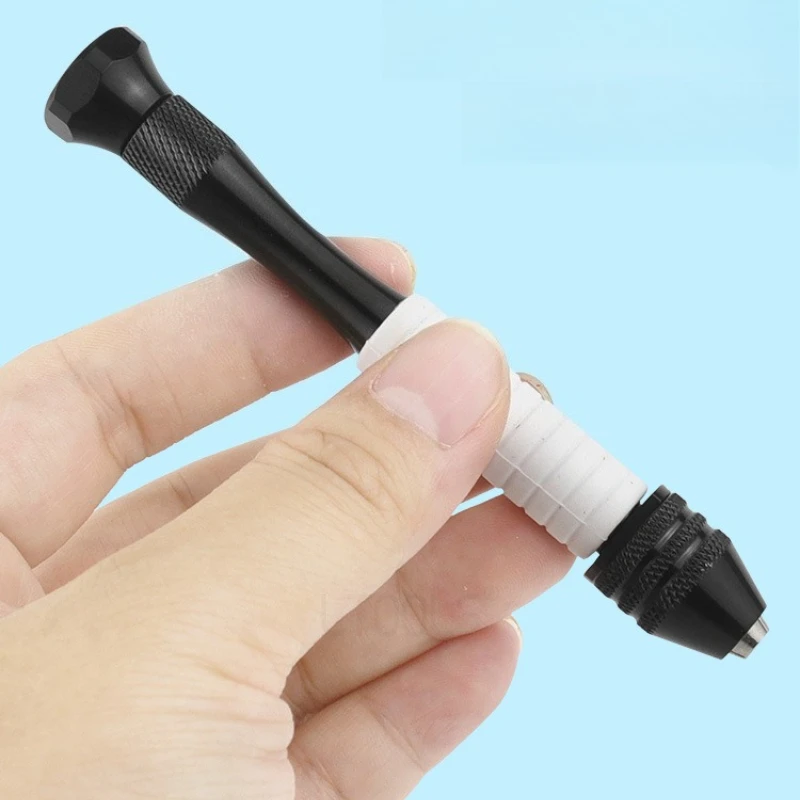 

Алюминиевая гравировка, ручная спиральная дрель, легкая простая ручка для сверлильной трубы, резиновая противоскользящая мини-инструменты для сверления отверстий «сделай сам»