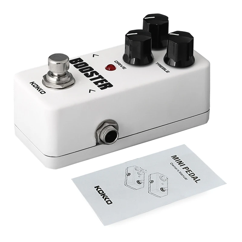 

Guitar Effect Pedal, Super Mini Booster Pedal with True Bypass E56D