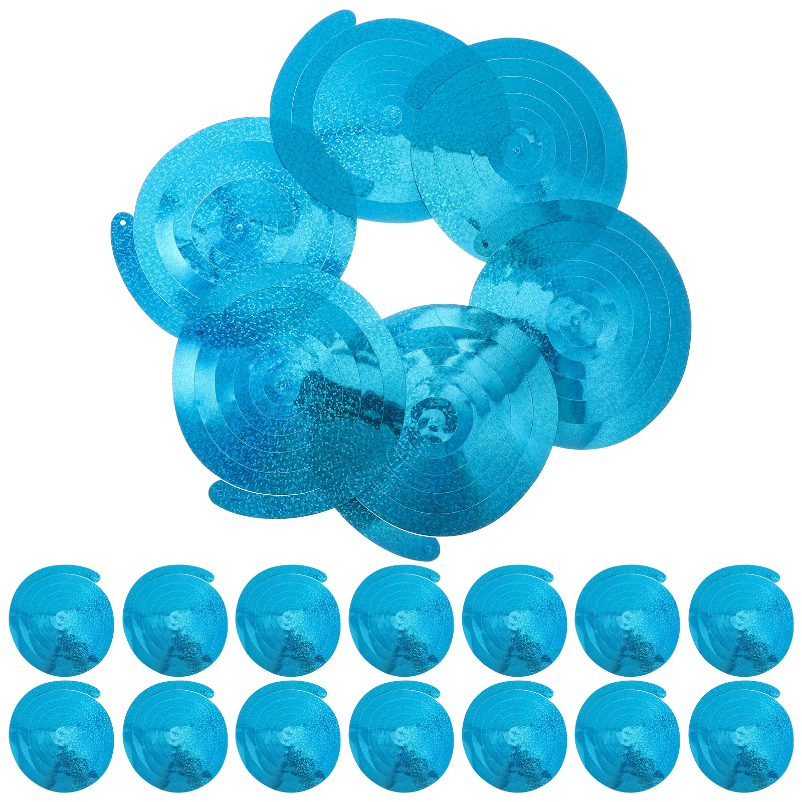 

30pcs Spiral Hanging Decorations Colorful Party Swirls Wedding Birthday Baby Shower Ceiling Decoration Pvc Material