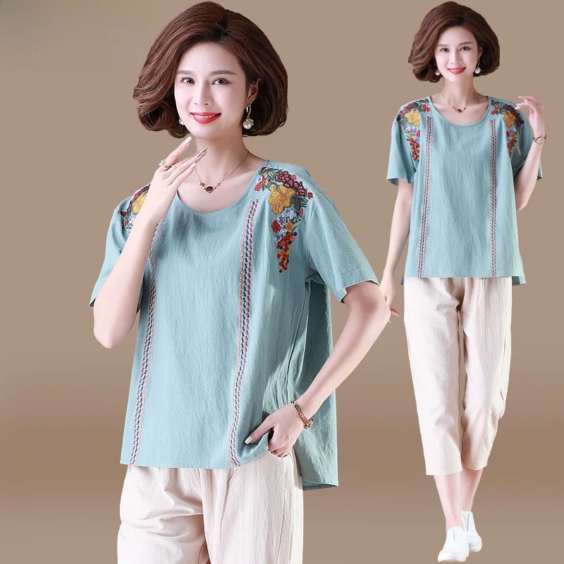 completo-estivo-alla-moda-in-cotone-e-lino-per-mamma-set-due-pezzi-per-donna-di-mezza-eta-vestibilita-comoda-con-collo-tondo