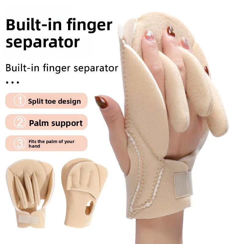 

New built-in finger separator, pressure palm pad, foam pad, finger support pad, fatigue relief hand pad