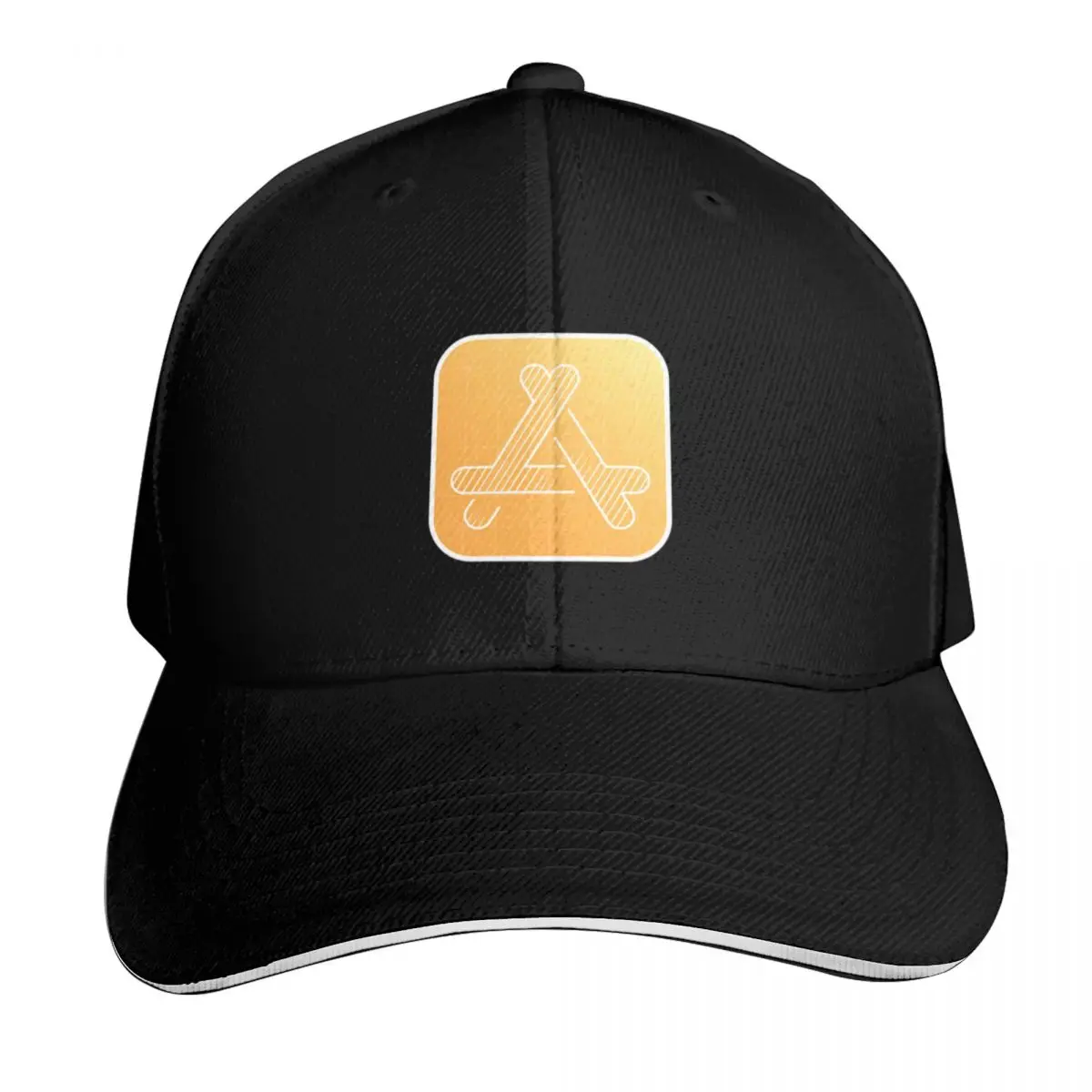 Developer icon yellow Baseball Cap Outdoor Golf Running Hiking Summer Beach Travel Streetwear Hip Hop Trendy