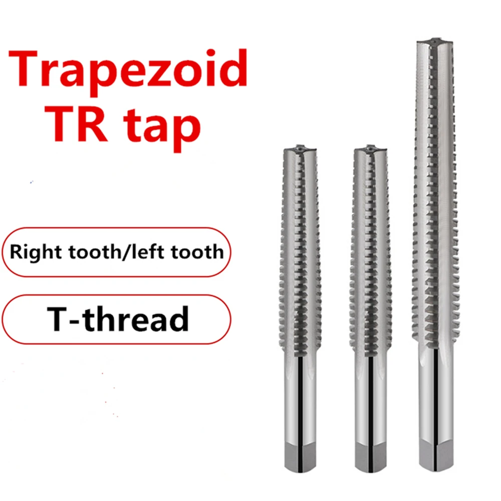 Direita Mão Esquerda Trapézio Rosca Tap Torneira Trapezoidal Alta Qualidade Tr8 Tr10 Tr12 Tr16 Tr18 Tr20 Threading Tools tr