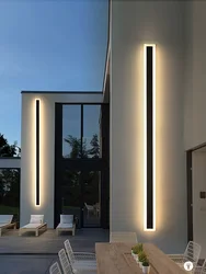 Outdoor Wall Lamp IP65 Waterproof Corridor Staircase Lamp Long Wall Lamp Outdoor Balcony Lamp Entrance Villa Garden Light