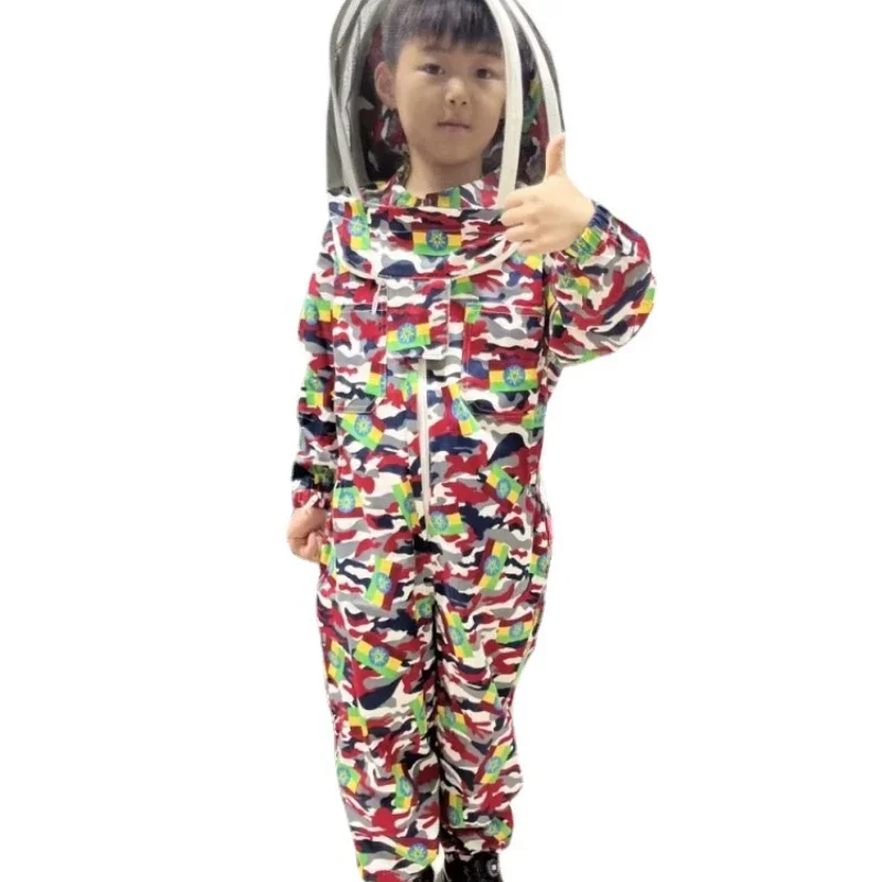

Children's bee protection clothing, bee clothing, whole body protective clothing, pure cotton, export type beekeeping tools