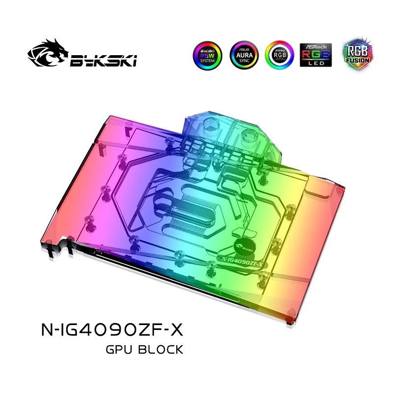 

Bykski N-IG4090ZF-X GPU Block Use for Colorful iGame RTX 4090 Battle AX Video Card Water Cooling / Full Cover/ Radiator