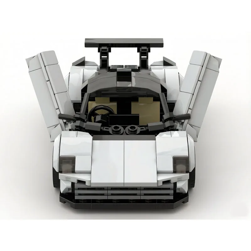 

Building Block Super Sports Car Racing Model, MOC-253495 , Children's Educational Birthday Christmas New Year Toy Gift