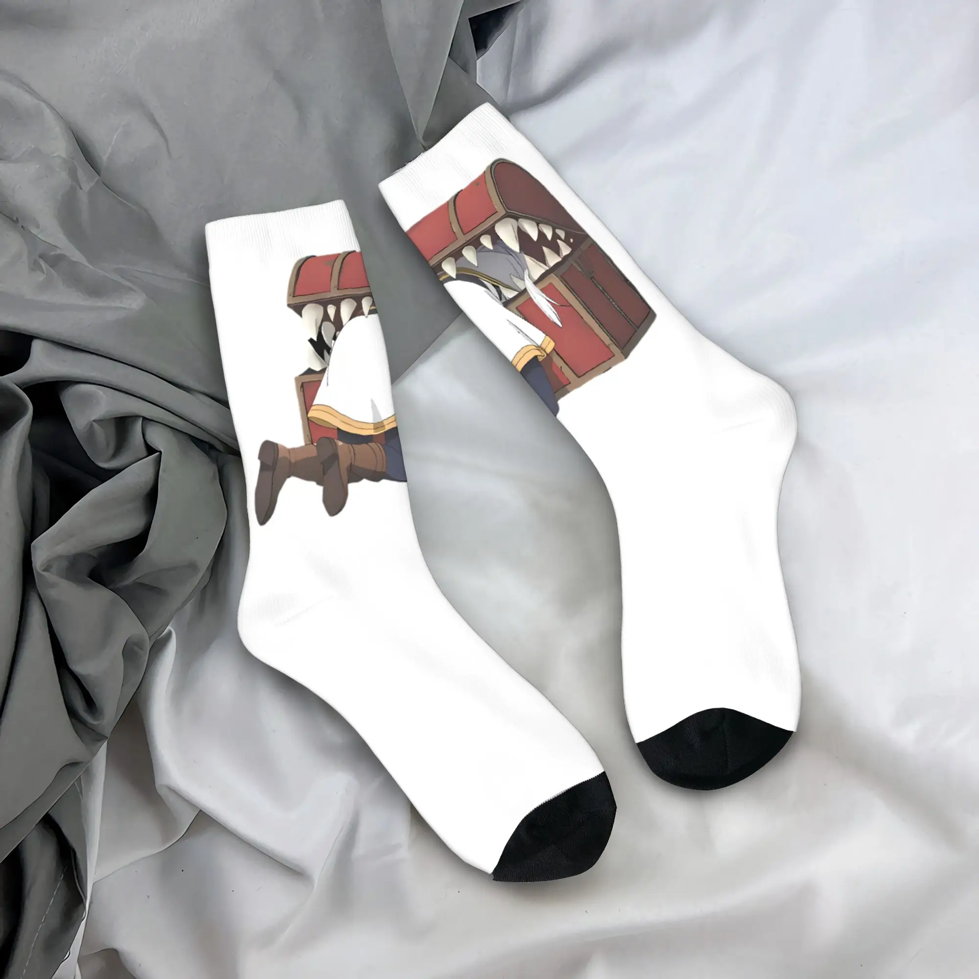 

Sousou no Frieren Journey's End Socks Ретро чулки для взрослых и мужчин Удобные уличные носки Осенние нескользящие носки с графическим рисунком