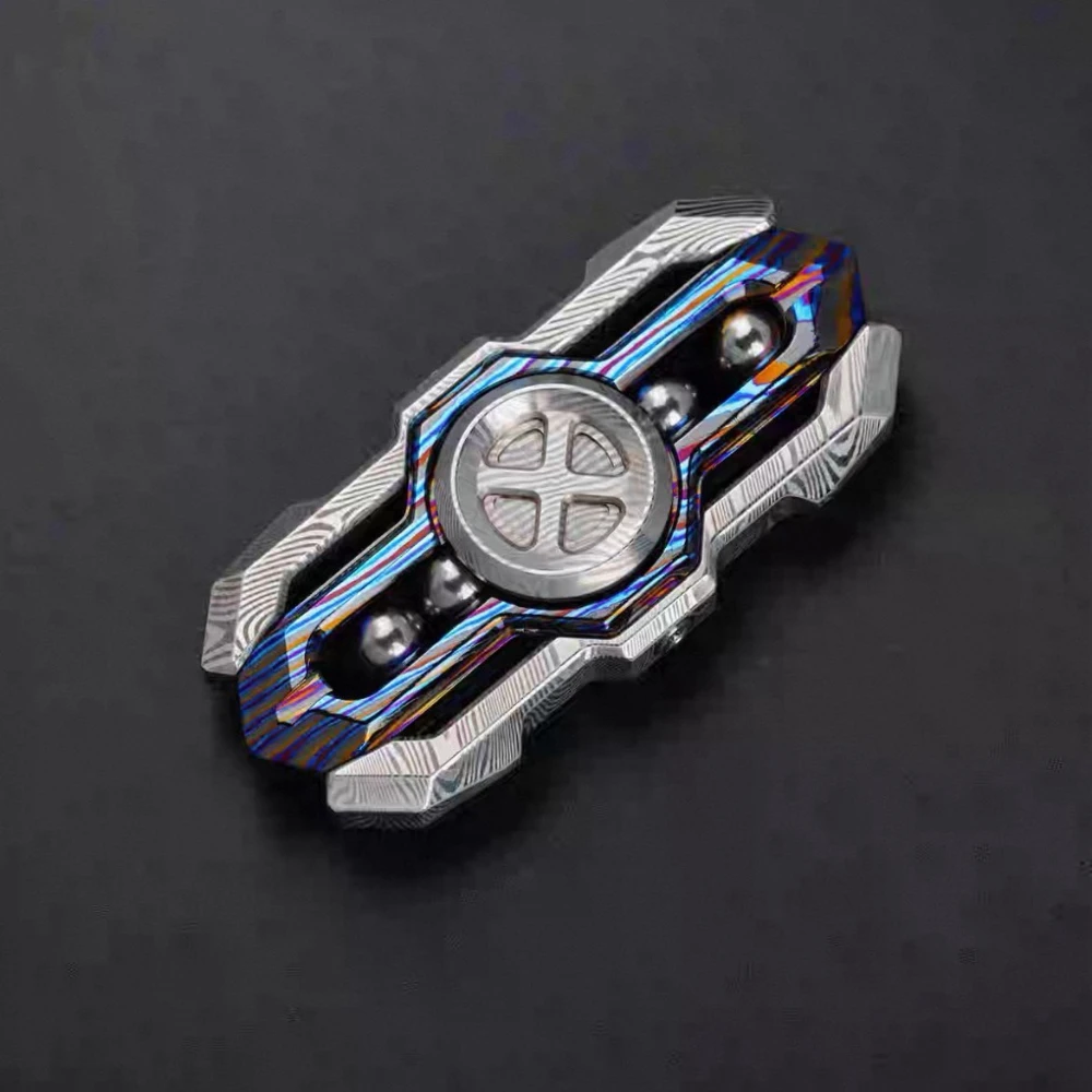 Spinner Fidget Święty Miecz Zircuti Damascus Dwu-łopatkowy Spinner Fidget 30% zniżki