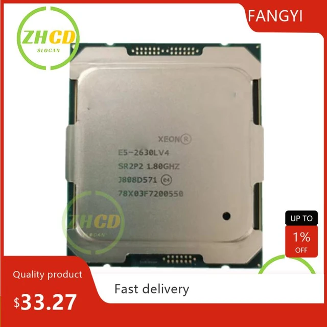 Original Xeon For E5-2630L V4 Processor 1.80GHZ 10 core 25M E5 2630L V4  LGA2011-3 55W low power CPU - AliExpress