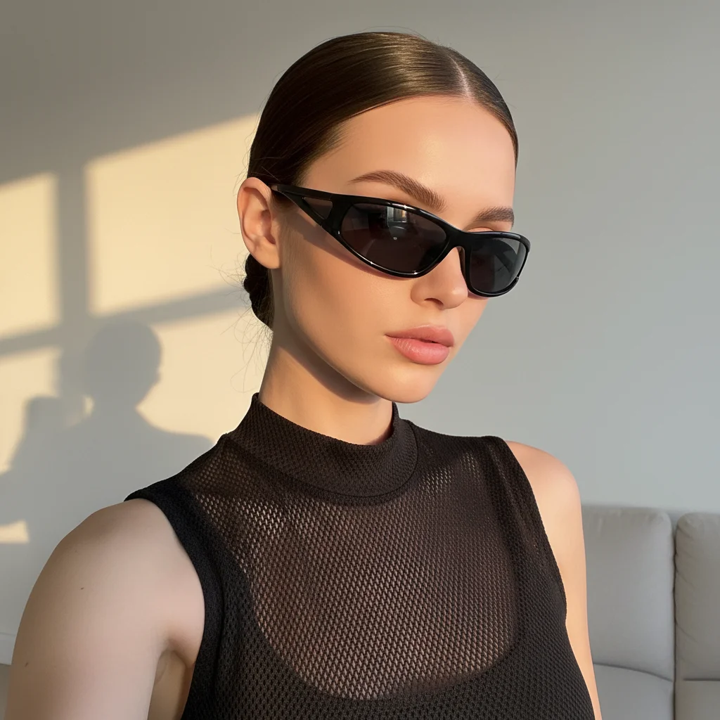 Sportliche Unisex-Sonnenbrille im modischen Stil, wind- und staubresistent, geeignet zum Radfahren, Angeln und Autofahren.