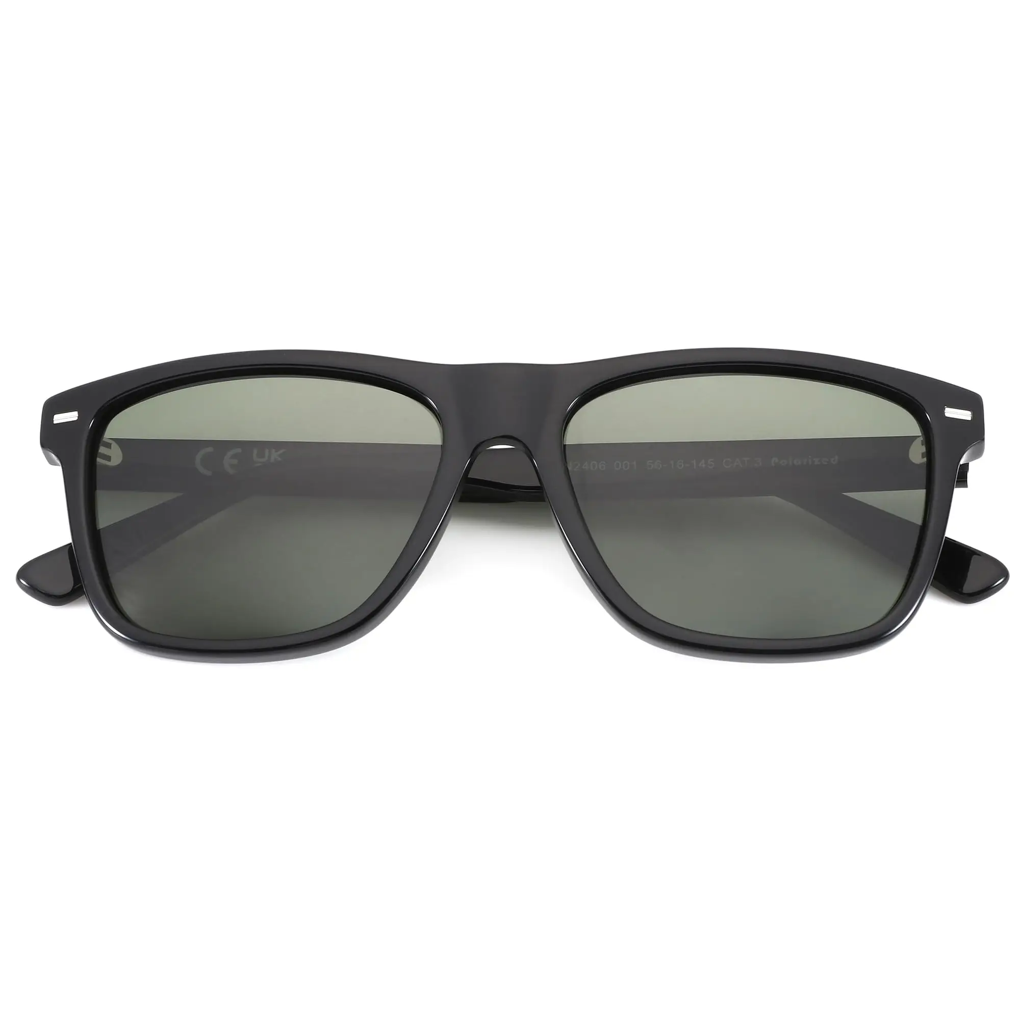 BLUEMOKY 2025 Mens Polarized Square Sunglasses UV400 Protection Classic Design for Driving Travel Fashion Retro Style