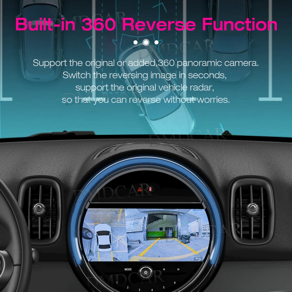 Android 12 9 Inch Carplay Auto stereo Car Radio Video Player GPS Navigation For BMW Mini Cooper F54 F55 F56 F60 2014-2024 Wifi