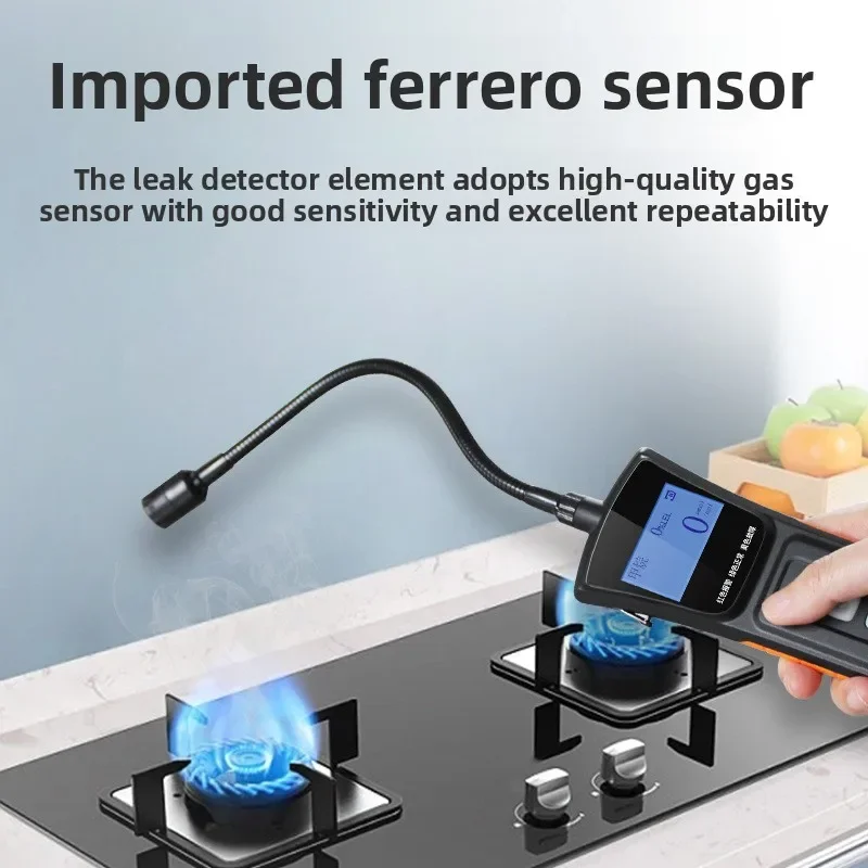 666 Industrial Combustible Gas Leak Detector Leak Detector Liquefied Gas Portable Natural Gas Leak Alarm Detector 777
