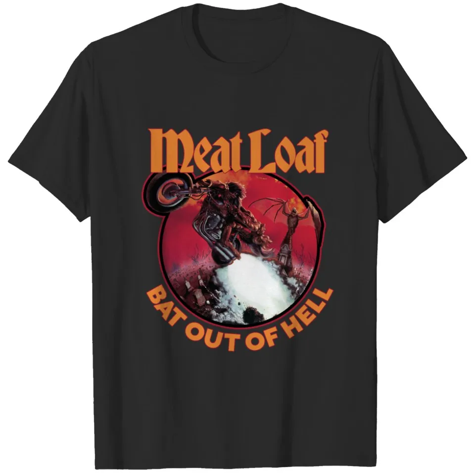 BAT OUT OF HELL - Meatloaf - T-Shirt Women And Men Short-Sleeve O-neck Cool Style