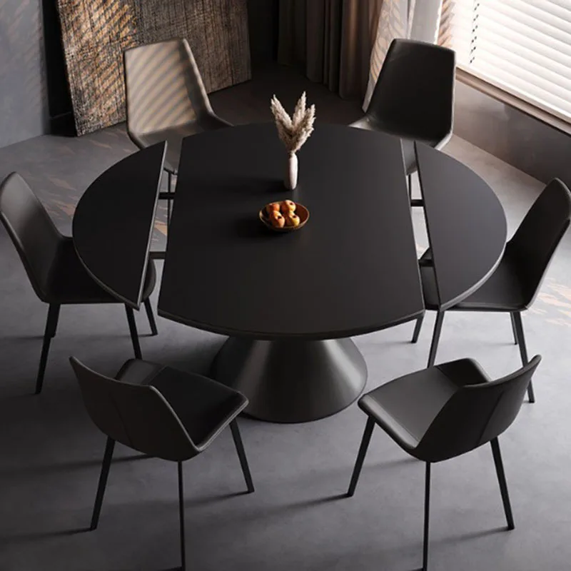 Round Decoration Dining Table Fashion Interior European Unique Cheap Dining Table Aesthetic Juegos De Comedor Room Decorations