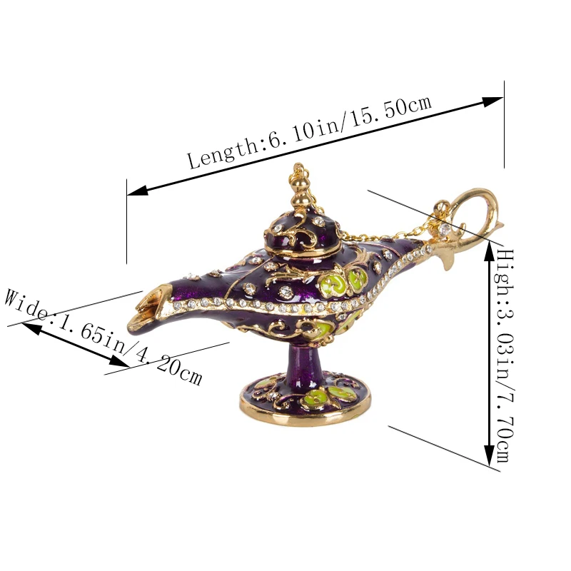 QIFU Beautiful Purple Magic Lamp for Home Decoration