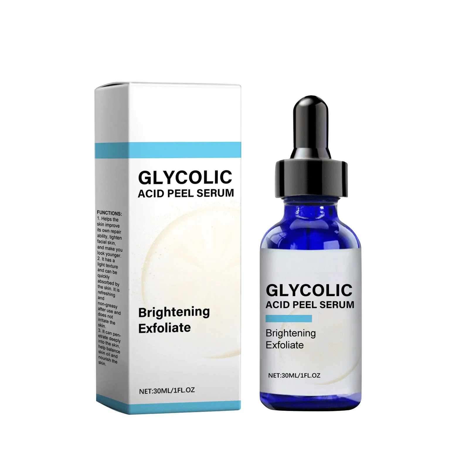 

Glycolic Peel Serum New Facial Care Serumimprove Skin Moderate Ability light Texture penetrate Deeply Into The Skin 30ml