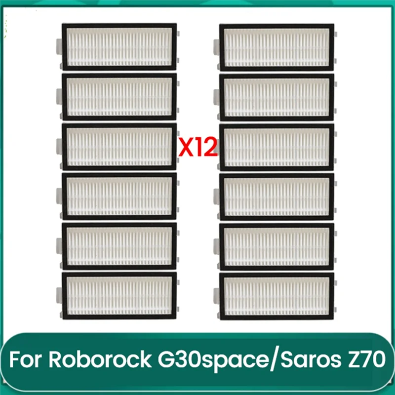 

[НОВИНКА! N92R] HEPA-фильтры для пылесосов Roborock Saros Z70 / G30, сменные моющиеся фильтры