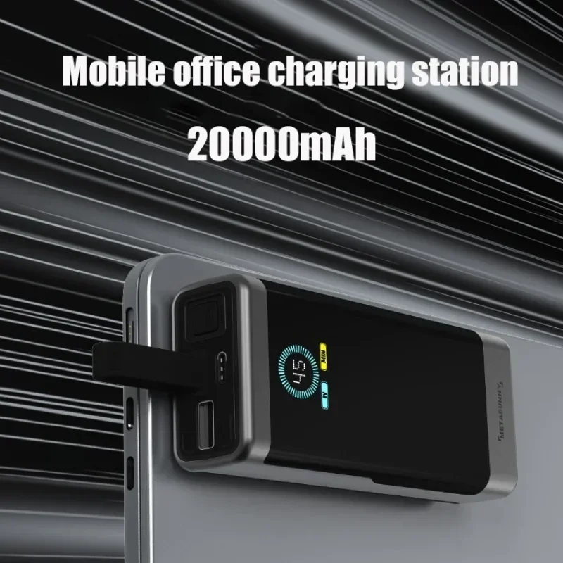 

New Compact and Portable Digital Display 20000 MAh Power Bank PD45W Two-way Super Fast Charging Mobile Power Supply