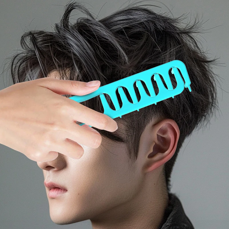 Volumen-Texturkamm, breitzinkiger Kamm, Salon-Styling-Tool für Ansatzvolumen und Haarteilabdeckung, Frisur für Männer und Frauen