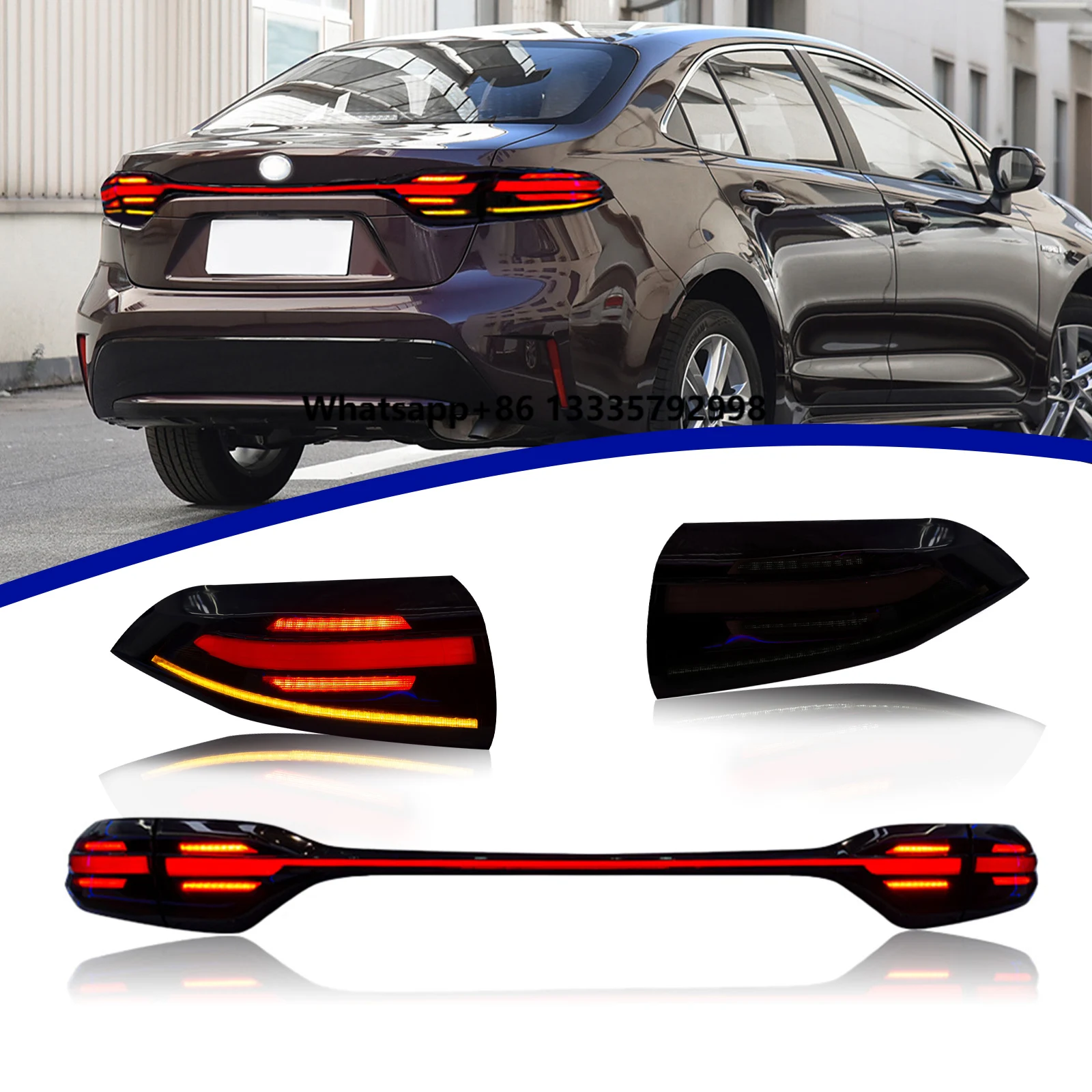 

2019-2024 led car light for Toyota‘ Corolla US Levin LED tail Lamp Dynamic Animation Tail Lamp with New Condition Led car light