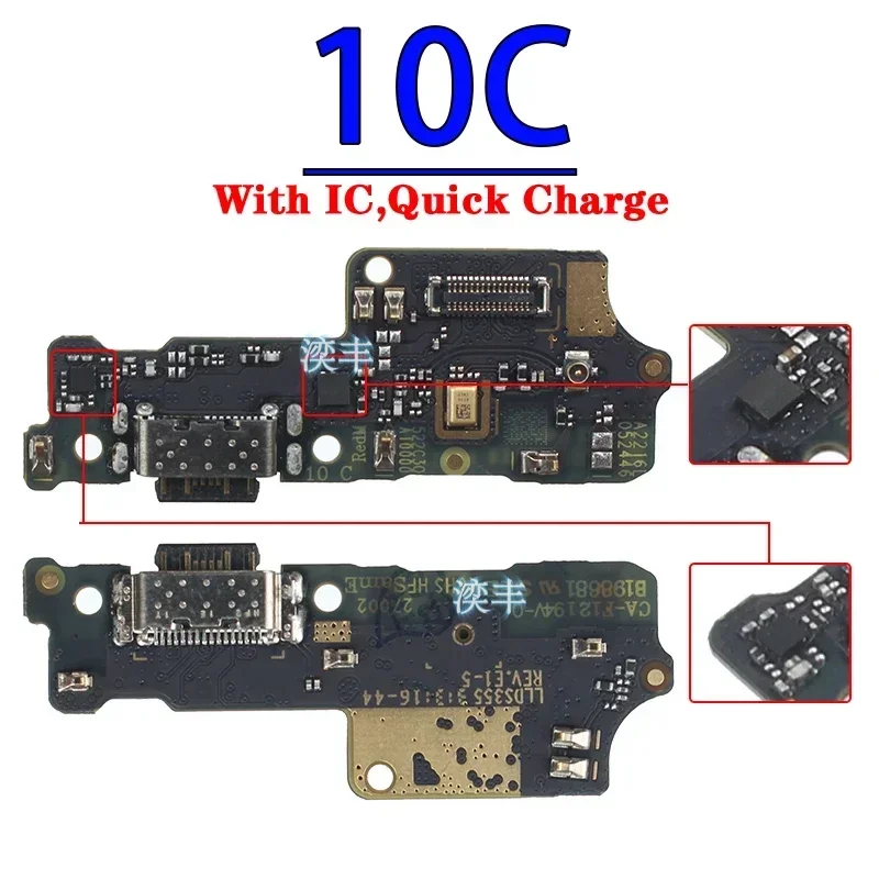 Usb Dock Charger Connector for Xiaomi Redmi Note 11 11S 11E 10 10C 10X 10T 11T Prime Pro Plus + 4G 5G Charging Board Flex Ports