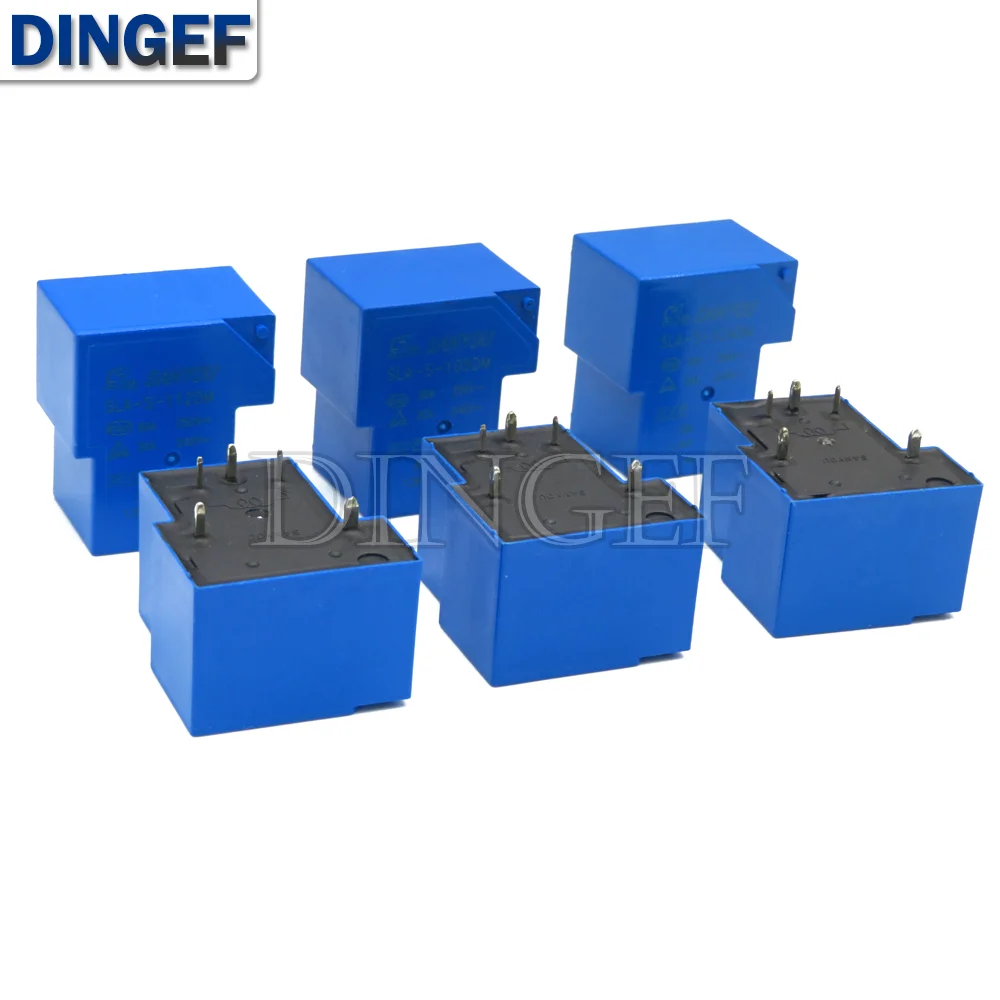 5PCS SLA-S-124DM SLA-S-112DM SLA-S-105DM DIP-5 5P Relé de Potência 30A250VAC DC 5V 12V 24V Normalmente aberto