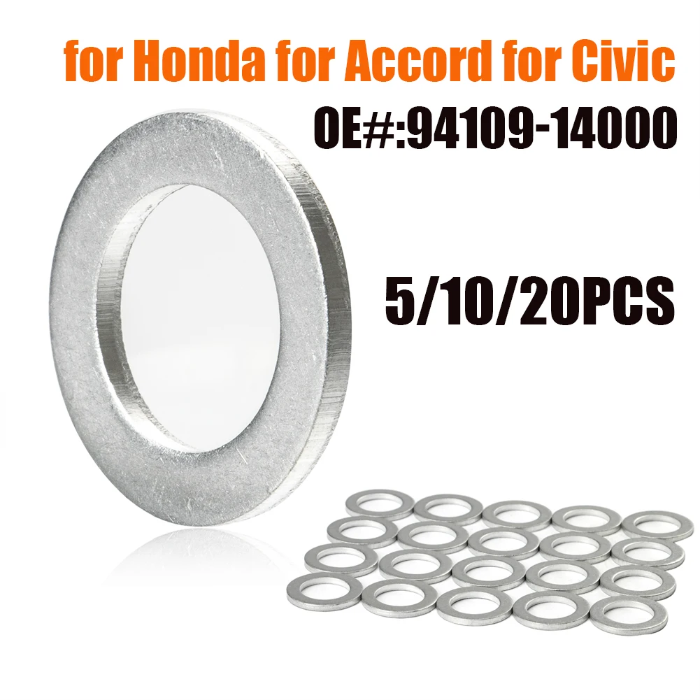 

14mm 9410914000 Aluminum Oil Drain Plug Washer Gaskets for Acura for Honda for Chevrolet for Isuzu for Jeep for Kia for Lexus