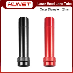 HUNST Co2 Lens Tube Outer Diameter 21mm for Lens Dia.20mm F50.8/63.5mm for Laser Cutting and Engraving Machine.