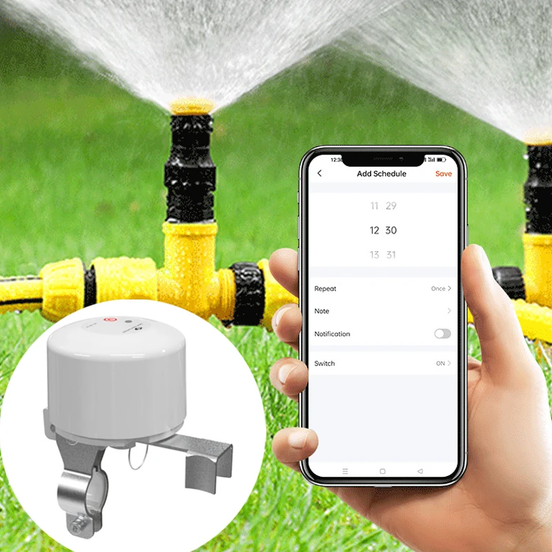 Imagem -03 - Tuya Inteligente Wifi Gas Pipe Valve Faucet Controller Controle Remoto Água Vazamento Alarme Sensor Suporte Smart Life Alexa Yandex Alice