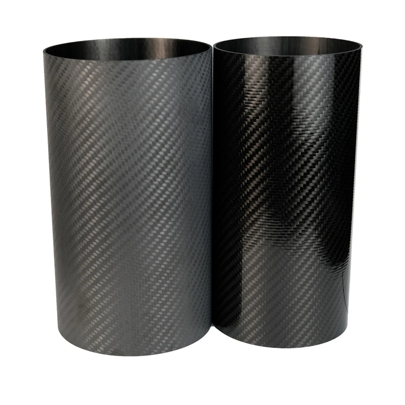Ultra Lightweight 3K Plain Twill Carbon Fiber Tube Custom Pipe for Automobile Modified Parts & Sports Equipment view 3