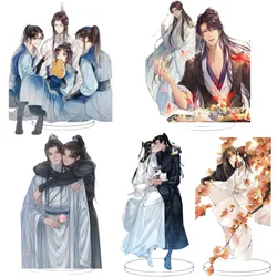 New Anime The Husky and His White Cat Shizun Acrylic Stand Figure Mo Ran Chu WanNing Creativity Desktop Fans Gifts 15CM