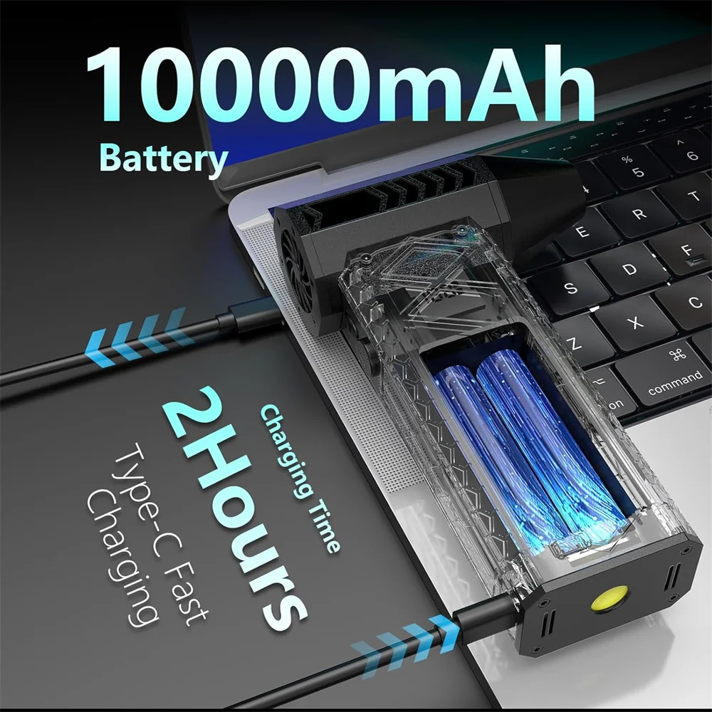 180000 RPM 터보 제트 팬 10000 mah 터보 제트 송풍기 자동차 제트 팬 블로우 건 폭력 터보 팬 브러시리스 모터 전기 먼지 송풍기