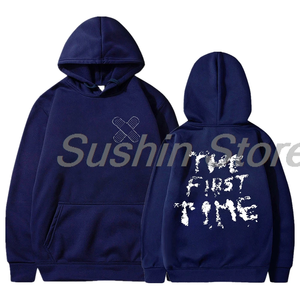 The Kid Laroi Hoodie The First Time Tour 2024 Long Sleeve Streetwear Men Women Hooded Sweatshirt Hip Hop Clothes