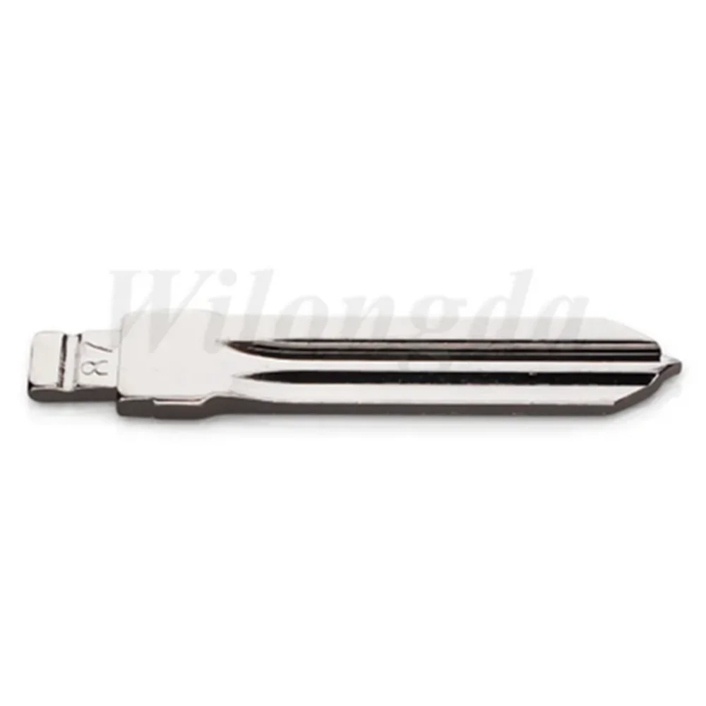 10pcs Metal #87 B111 KD VVDI Blade Remote Key Blade For KD VVDI Flip Remote NO.87 Blade Locksmith Tool