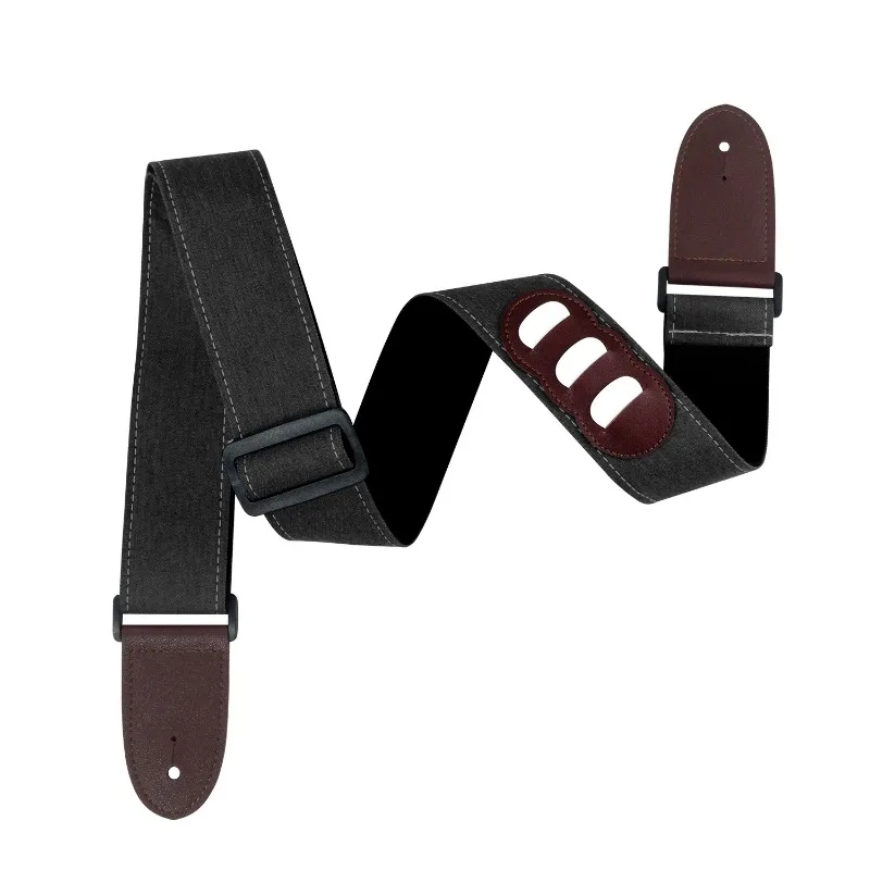 Shoulder Strap Suitable for Wooden Guitar, Electric Guitar, Cotton Denim, Foreign Trade, New Product