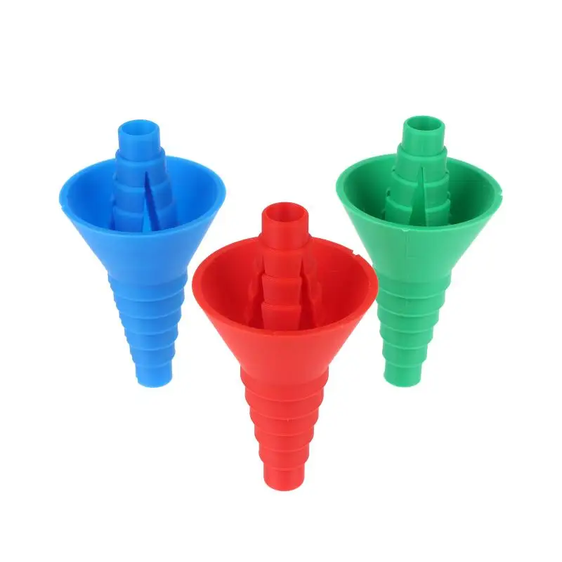 1/2Pcs Liquid Transfer Funnel Heavy Duty Durable Filling Funnel for Garage Car Oil Liquid Bottles Jars Cans
