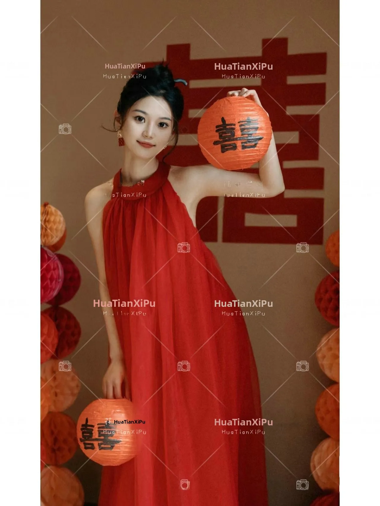 

Красный свадебный халат в китайском стиле, элегантная ночная рубашка для невесты, наряд подружки невесты на заказ, весна 2024