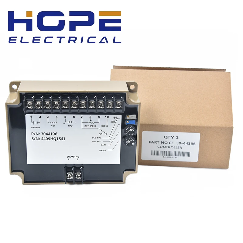 

Original Cummins 3044196 Engine Speed Controller - Xeon ECM Control Module Kit for Diesel Generators (Replaces 3044196)