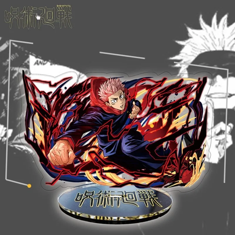 حامل تنكري من الأكريليك Jujutsu Kaisen ، ساتورو غوجو ، يوجي إيتادوري ، نموذج شخصية ساكونا ميغومي ، هدية مجموعة ديكور المكتب #3