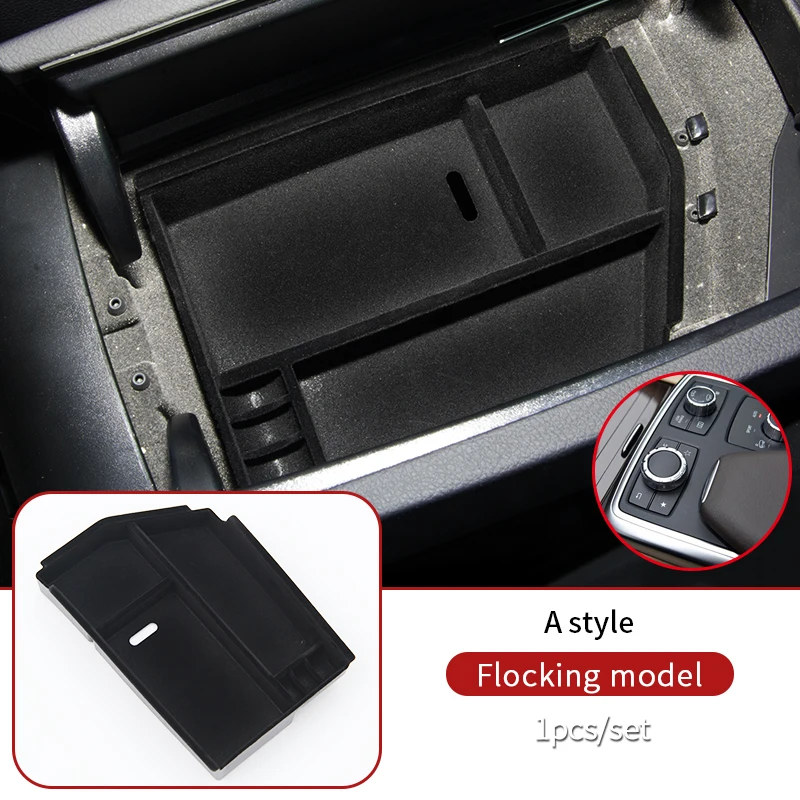 Trim For Mercedes ML320 350 2012 GLE W166 coupe c292 350d  GL450 x166 GLS amg door Armrest Storage Box Container Tray Organizer