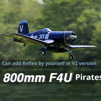 FMS 800mm Pirate F4U V2 World War Ii Imitation Real Aircraft Remotely Controlled Electric Model Aircraft Fixed Wing Aircraft