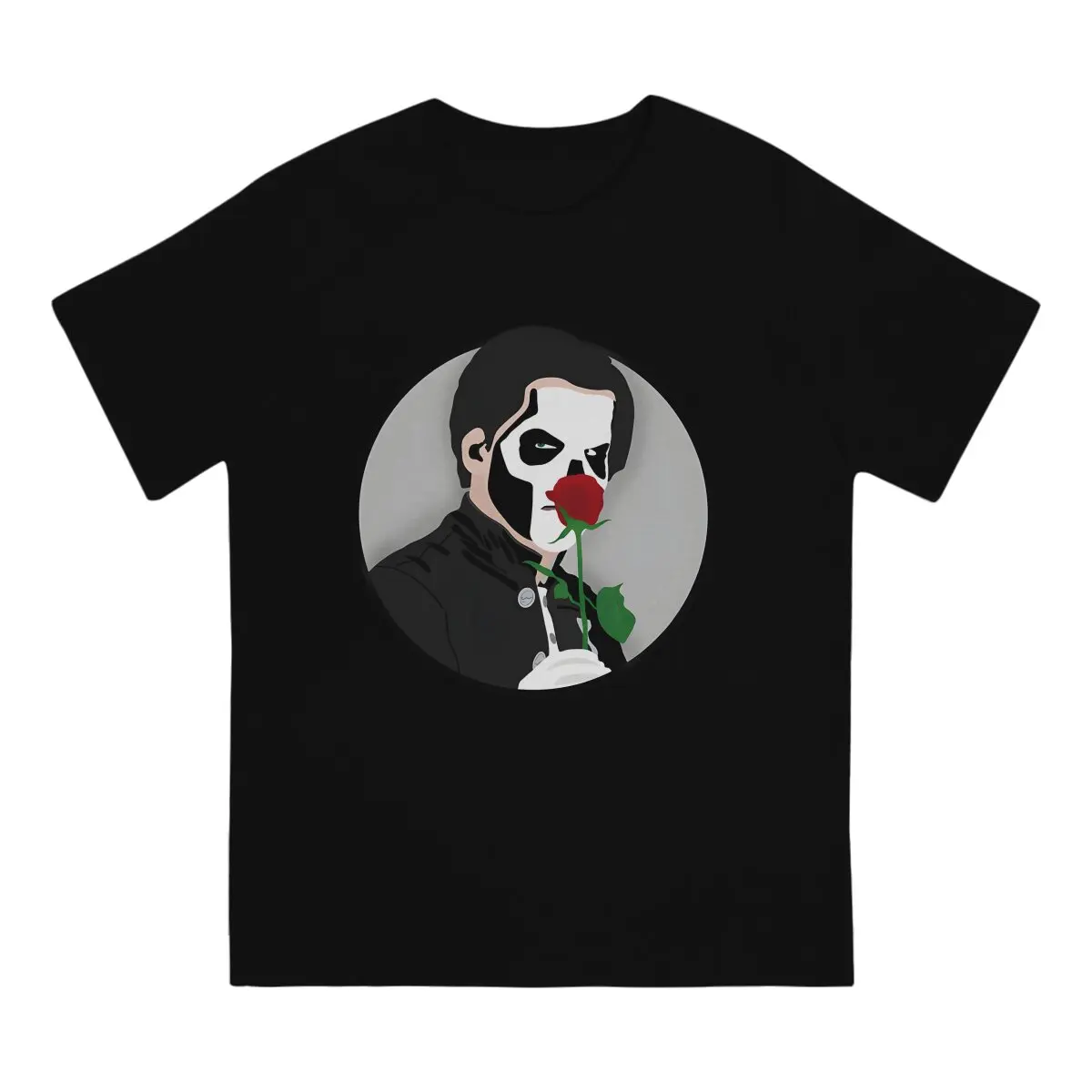 Sodo Nameless Men's TShirt Terzo With Rose Fashion T Shirt Harajuku Streetwear Hipster