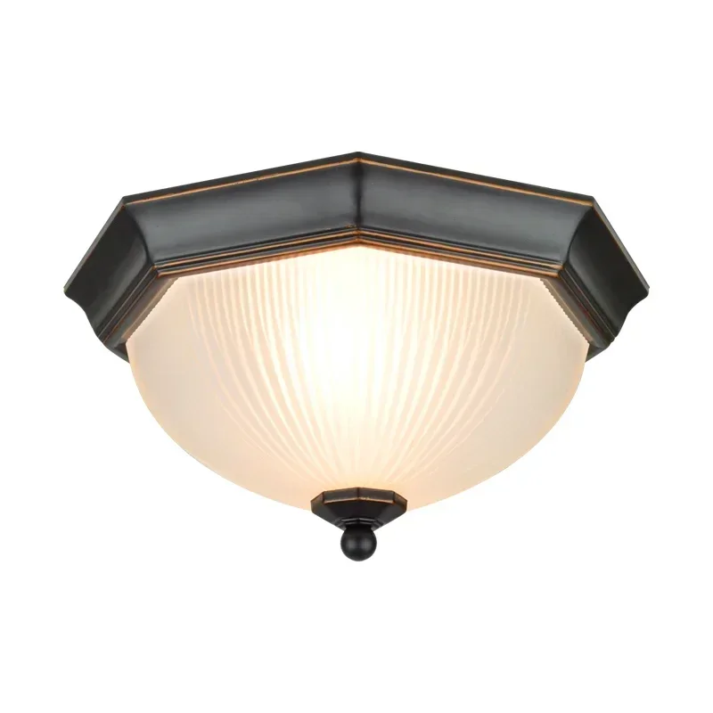 American octagonal ceiling lamp, European balcony lamp, corridor aisle lamp, entrance hall.