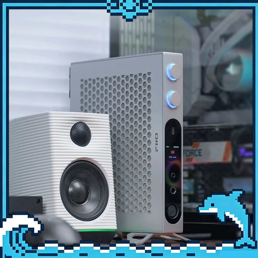 

FiiO K19 Flagship Desktop DAC Headphone Amplifier Hi-Res Audio Dual ES9039SPRO HIFI Decoder DSD512 31-band PEQ XMOS XU-316