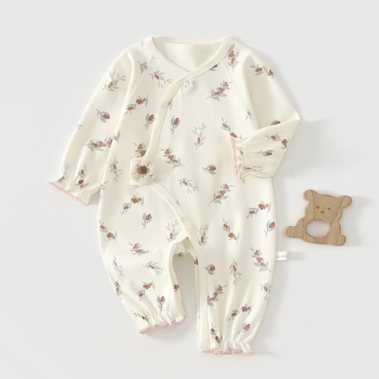 Newborn One-Piece Clothing, Infant Class a Pure Cotton, Newborn Baby Clothes for Small Ages, All-Season Children's Clothing, One-Piece Clothing